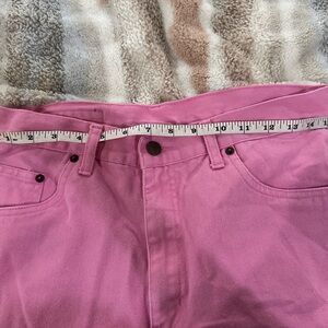 Women's Pink Jean Shorts 1990s Vintage